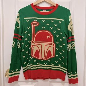 Star Wars Boba Fett - Holiday Christmas Sweater - sz M - unisex